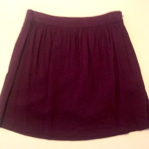 Maroon banana republic skirt size 6